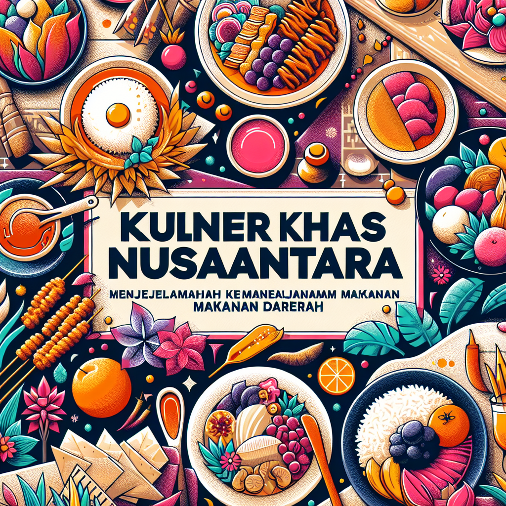 Kuliner Khas Nusantara: Menjelajah Keanekaragaman Makanan Daerah di