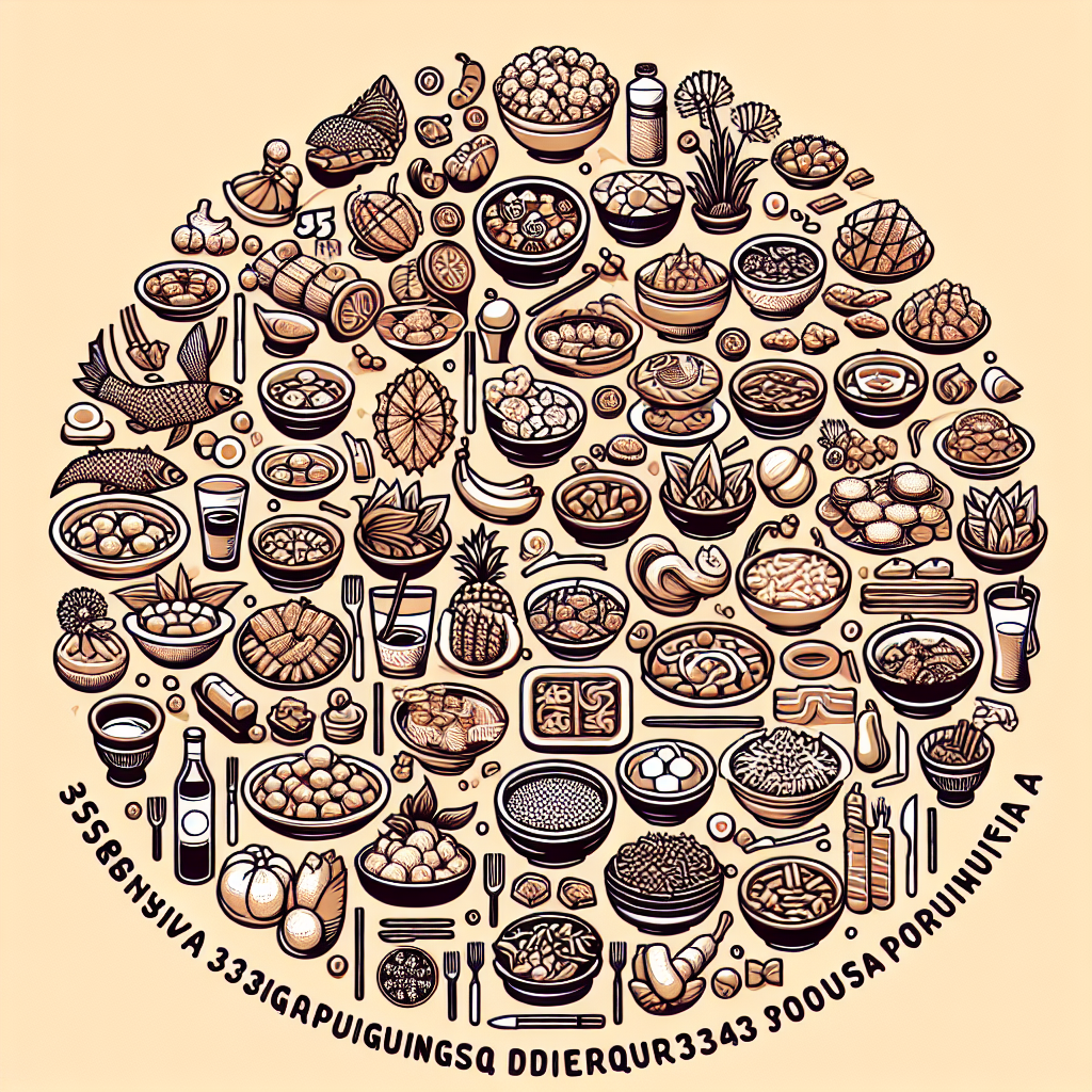 Kuliner Autentik: Nama Makanan Khas dari 34 Provinsi Indonesia dan Daerah